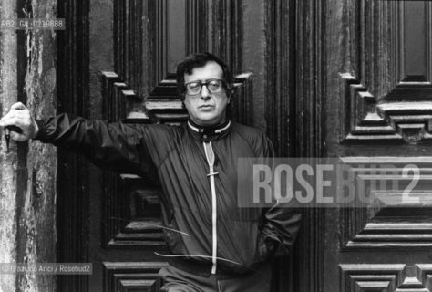-VENEZIA,1983. RITRATTO DEL COMPOSITORE CONTEMPORANEO LUCIANO BERIO. MUSICA CONTEMPORANEA; ELETTRONICA, COMPOSITORE .-VENICE,1983.PORTRAIT OF THE ITALIAN COMPOSER LUCIANO BERIO  ©Graziano Arici/Rosebud2