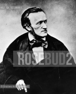 -1862, IL COMPOSITORE RICHARD WAGNER . MUSICA COMPOSITORE RITRATTO MUSICA CLASSICA.-1862, THE COMPOSER RICHARD WAGNER- REPRODUCTED BY Graziano Arici / rosebud2 - . IL PAGAMENTO DI DIRITTI  DI QUESTA IMMAGINE E RELATIVO SOLO AL LAVORO DI RIPRODUZIONE E ARCHIVIAZIONE DELLA STESSA. .TUTTI I DIRITTI DI RIPRODUZIONE SPETTANO ALL ARCHIVIO WAGNER DI BAYREUTH AL QUALE LUTILIZZATORE DI QUESTA IMMAGINE DEVE OBBLIGATORIAMENTE RIVOLGERSI PER IL RELATIVO PAGAMENTO DEI DIRITTI. .LA PUBBLICAZIONE DI QUESTA IMMAGINE IMPLICA LEFFETTUAZIONE DI QUESTO OBBLIGO © ARCHIVIO Graziano Arici/Rosebud2 
