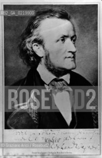 -1865, IL COMPOSITORE RICHARD WAGNER. MUSICA, COMPOSITORE, OPERA, LIRICA, MUSICA CLASSICA..-THE COMPOSER RICHARD WAGNER- 1865 - REPRODUCTED BY Graziano Arici / rosebud2 - ARCHIVIO Graziano Arici / rosebud2 . IL PAGAMENTO DI DIRITTI  DI QUESTA IMMAGINE E RELATIVO SOLO AL LAVORO DI RIPRODUZIONE E ARCHIVIAZIONE DELLA STESSA. .TUTTI I DIRITTI DI RIPRODUZIONE SPETTANO ALL ARCHIVIO WAGNER DI BAYREUTH AL QUALE LUTILIZZATORE DI QUESTA IMMAGINE DEVE OBBLIGATORIAMENTE RIVOLGERSI PER IL RELATIVO PAGAMENTO DEI DIRITTI. .LA PUBBLICAZIONE DI QUESTA IMMAGINE IMPLICA LEFFETTUAZIONE DI QUESTO OBBLIGO © ARCHIVIO Graziano Arici/Rosebud2 