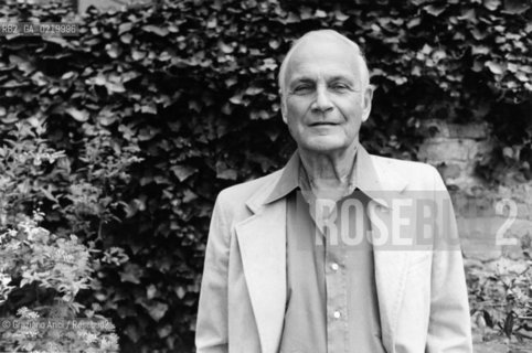 -VENEZIA,1989. RITRATTO DELLECONOMISTA PAUL SWEEZY..ECONOMIA ECONOMISTA MARXISTA .-VENICE,1989.PORTRAIT OF THE ECONOMIST PAUL SWEEZY ©Graziano Arici/Rosebud2