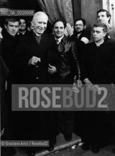 -VENEZIA,1980. RITRATTO DELLARCIVESCOVO CATTOLICO FRANCESE MARCEL LEFEBVRE DOPO LA CELEBRAZIONE DELLA MESSA A SAN SIMEON PICCOLO A VENEZIA. CHIESA, RELIGIONE .-VENICE,1980.PORTRAIT OF THE FRENCH ROMAN CATHOLIC ARCHBISHOP MARCEL LEFEBVRE  ©Graziano Arici/Rosebud2