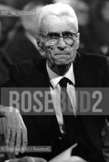 MERANO, 1986?.IL POLITICO ALTOATESINO SILVIUS MAGNAGO 33°CONGRESSO S.V.P.. PORTRAIT OF THE POLTICIAN SILVIUS MAGNAGO MERANO, 1986?.IL POLITICO ALTOATESINO SILVIUS MAGNAGO 33°CONGRESSO S.V.P.. PORTRAIT OF THE POLTICIAN SILVIUS MAGNAGO. POLITICA, RITRATTO ©Graziano Arici/Rosebud2