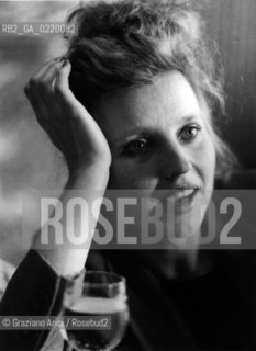 - VENICE, 1982. LATTRICE HANNA SCHYGULLA ALLA MOSTRA DEL CINEMA DI VENEZIA. ATTRICE, CINEMA, RITRATTO.-VENICE, 1982. VENICE INTERNATIONAL FILM FESTIVAL, PORTRAIT OF THE ACTRESS HANNA SCHYGULLA  ©Graziano Arici/Rosebud2