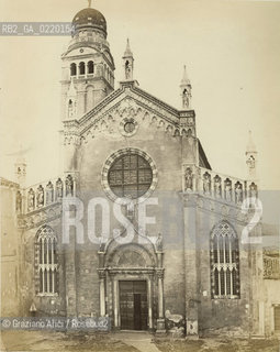 -VENEZIA, SENZA INDICAZIONE DELLAUTORE,CHIESA DELLA MADONNA DELLORTO, SENZA DATA. STAMPA ALLALBUMINA, CM 27X34. MADONNA DELLORTO,CANNAREGIO, FOTOANTICHE .-VENICE, NO AUTHORS INDICATION, CHURCH OF MADONNA DELLORTO,CANNAREGIO, UNDATED. ALBUMEN PHOTOGRAPH, CM 27X34 © ARCHIVIO Graziano Arici/Rosebud2 ..