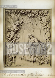 -VENEZIA, SENZA INDICAZIONE DELLAUTORE,DAL LIBRO  BASSIRILIEVI DELLA CHIESA DI SAN GIOVANNI E PAOLO IN VENEZIA :LANNUNCIAZIONE DELLA VERGINE. STAMPE ALLALBUMINA INCOLLATE SU CARTONE, CM 26X31. SANTI GIOVANNI E PAOLO, ARTE, SCULTURA, FOTOANTICHE.-VENICE, NO AUTHORS INDICATION, FROM THE BOOK BASSORILIEVI DELLA CHIESA DI SANTI GIOVANNI E PAOLO IN VENEZIA: THE ANNOUNCIATION OF THE VIRGIN. ALBUMEN PHOTOGRAPH MOUNTED ON CARDBOARD, CM 26X31 © ARCHIVIO Graziano Arici/Rosebud2 ..