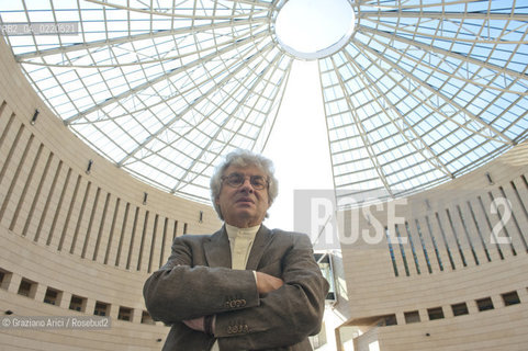 Rovereto 23/09/10 - The swiss architect Mario Botta in his Mart Museum during his exposition Mario Botta. Architecture 1960-2010 - architetto architettura ©Graziano Arici/Rosebud2