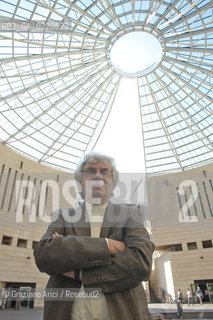 Rovereto 23/09/10 - The swiss architect Mario Botta in his Mart Museum during his exposition Mario Botta. Architecture 1960-2010 - architetto architettura ©Graziano Arici/Rosebud2