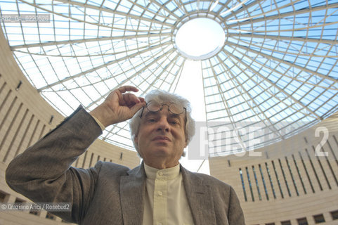 Rovereto 23/09/10 - The swiss architect Mario Botta in his Mart Museum during his exposition Mario Botta. Architecture 1960-2010 - architetto architettura ©Graziano Arici/Rosebud2