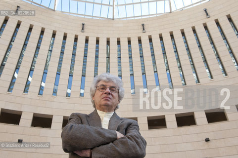 Rovereto 23/09/10 - The swiss architect Mario Botta in his Mart Museum during his exposition Mario Botta. Architecture 1960-2010 - architetto architettura ©Graziano Arici/Rosebud2