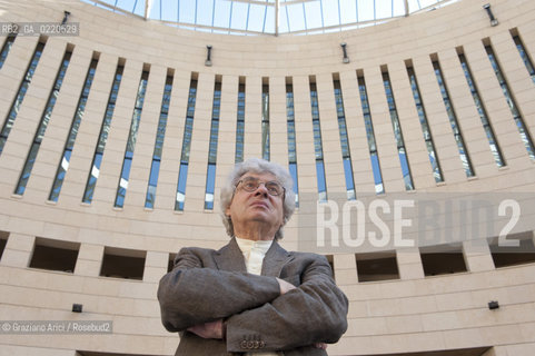 Rovereto 23/09/10 - The swiss architect Mario Botta in his Mart Museum during his exposition Mario Botta. Architecture 1960-2010 - architetto architettura ©Graziano Arici/Rosebud2