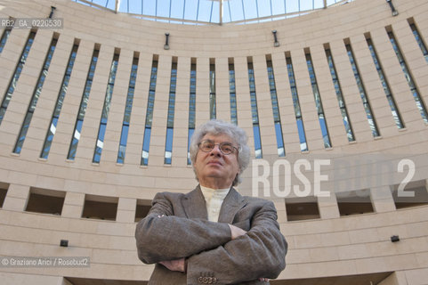 Rovereto 23/09/10 - The swiss architect Mario Botta in his Mart Museum during his exposition Mario Botta. Architecture 1960-2010 - architetto architettura ©Graziano Arici/Rosebud2