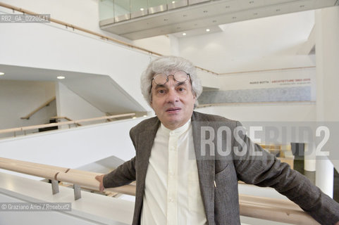 Rovereto 23/09/10 - The swiss architect Mario Botta in his Mart Museum during his exposition Mario Botta. Architecture 1960-2010 - architetto architettura ©Graziano Arici/Rosebud2