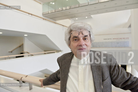 Rovereto 23/09/10 - The swiss architect Mario Botta in his Mart Museum during his exposition Mario Botta. Architecture 1960-2010 - architetto architettura ©Graziano Arici/Rosebud2