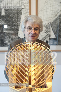 Rovereto 23/09/10 - The swiss architect Mario Botta in his Mart Museum during his exposition Mario Botta. Architecture 1960-2010 - architetto architettura ©Graziano Arici/Rosebud2