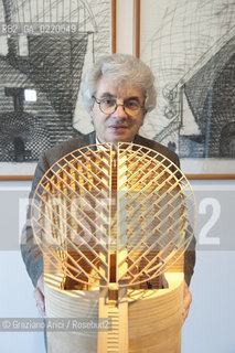 Rovereto 23/09/10 - The swiss architect Mario Botta in his Mart Museum during his exposition Mario Botta. Architecture 1960-2010 - architetto architettura ©Graziano Arici/Rosebud2