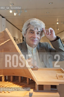 Rovereto 23/09/10 - The swiss architect Mario Botta in his Mart Museum during his exposition Mario Botta. Architecture 1960-2010 - architetto architettura ©Graziano Arici/Rosebud2