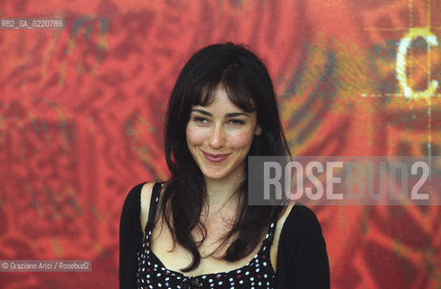 - Venezia,1999. 56°Festival Internazionale dArte Cinematografica. Ritratto di Anita Caprioli, attrice. Cinema attrice ritratto.- Venice,1999. 56th Venice International Film Festival. The actress Anita Caprioli ©  Graziano Arici