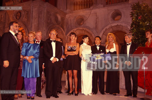 - Venezia, 1992. 49°Festival Internazionale dArte Cinematografica di Venezia.Gruppo dei premiati. Cinema premiazione.- Venice,1992. 49th Venice International Film Festival.Award ceremony ©  Graziano Arici