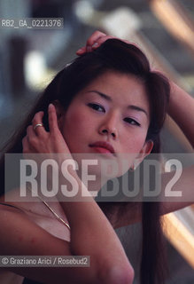 - Venezia,1999. 56°Festival Internazionale dArte Cinematografica. Lattrice Kim Tae Yeon. Cinema ritratto attrice.- Venice,1999. 56th Venice International Film Festival.  Portrait of Kim Tae Yeon, actress ©  Graziano Arici