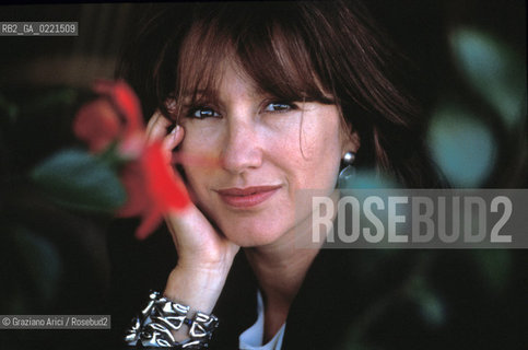 - Venezia, 1990. 42a Mostra Internazionale dArte Cinematografica. Lattrice Nathalie Baye. Cinema attrice ritratto.- Venice, 1990. 42th Venice Film Festival. Portrait of the actress Nathalie Baye ©Graziano Arici/Rosebud2