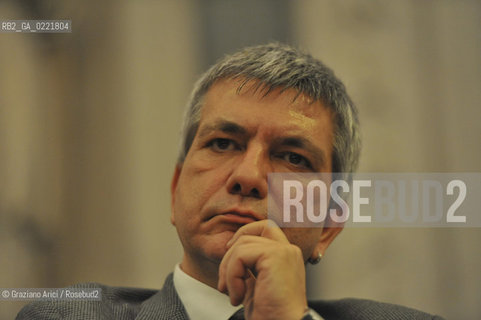 Venice 17/12/10 -  The Puglia Governor Nichi Vendola in a public debate i Architecture University politica IUAV ©Graziano Arici/Rosebud2