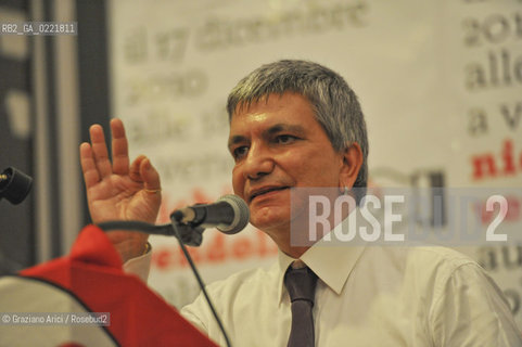 Venice 17/12/10 -  The Puglia Governor Nichi Vendola in a public debate i Architecture University politica IUAV ©Graziano Arici/Rosebud2