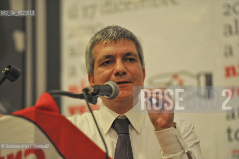 Venice 17/12/10 -  The Puglia Governor Nichi Vendola in a public debate i Architecture University politica IUAV ©Graziano Arici/Rosebud2