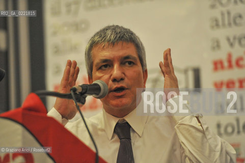 Venice 17/12/10 -  The Puglia Governor Nichi Vendola in a public debate i Architecture University politica IUAV ©Graziano Arici/Rosebud2