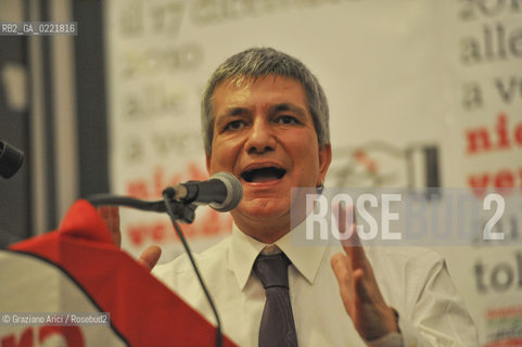 Venice 17/12/10 -  The Puglia Governor Nichi Vendola in a public debate i Architecture University politica IUAV ©Graziano Arici/Rosebud2