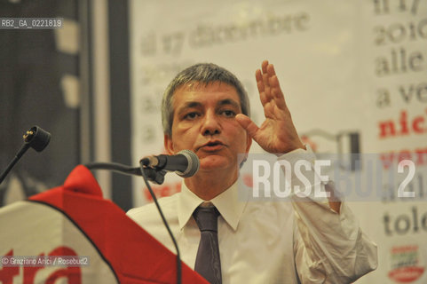 Venice 17/12/10 -  The Puglia Governor Nichi Vendola in a public debate i Architecture University politica IUAV ©Graziano Arici/Rosebud2