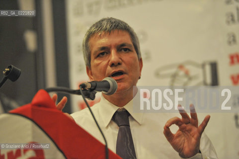 Venice 17/12/10 -  The Puglia Governor Nichi Vendola in a public debate i Architecture University politica IUAV ©Graziano Arici/Rosebud2