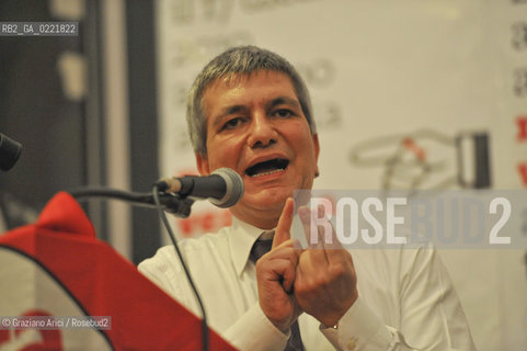 Venice 17/12/10 -  The Puglia Governor Nichi Vendola in a public debate i Architecture University politica IUAV ©Graziano Arici/Rosebud2