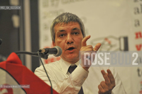 Venice 17/12/10 -  The Puglia Governor Nichi Vendola in a public debate i Architecture University politica IUAV ©Graziano Arici/Rosebud2