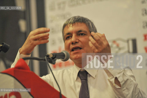 Venice 17/12/10 -  The Puglia Governor Nichi Vendola in a public debate i Architecture University politica IUAV ©Graziano Arici/Rosebud2