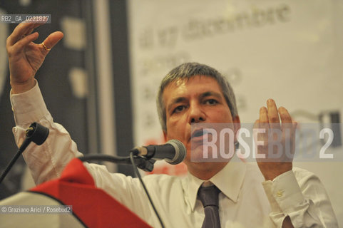 Venice 17/12/10 -  The Puglia Governor Nichi Vendola in a public debate i Architecture University politica IUAV ©Graziano Arici/Rosebud2
