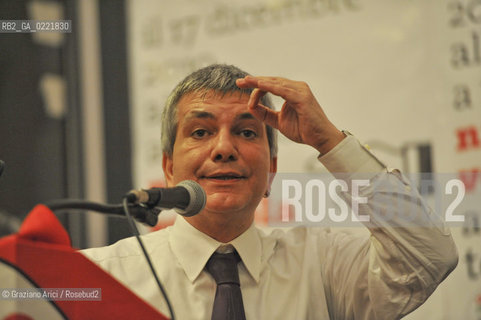 Venice 17/12/10 -  The Puglia Governor Nichi Vendola in a public debate i Architecture University politica IUAV ©Graziano Arici/Rosebud2