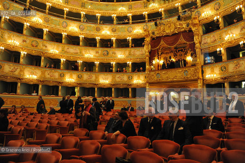 29/1/11 - Gran Teatro la Fenice : Gala for the 50th Anniversary of Marsilio Publishing House :  ©Graziano Arici/Rosebud2