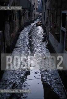 - Venezia.Bassa marea.I canali invasi dal fango.Geo bassa marea canali.- Venice.Ebb Tide ©Graziano Arici/Rosebud2
