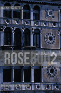 Venezia,1997.Palazzo Dario o Cà Dario sul Canal Grande, Dorsoduro. Geo Architettura Palazzo Canal Grande Facciata.Venice,1997. Dario Palace - Cà Dario,Grand Canal, Dorsoduro ©Graziano Arici/Rosebud2