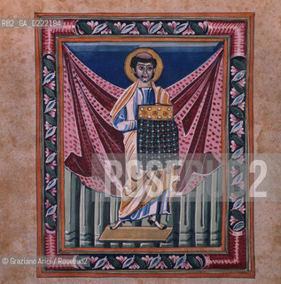 - Isola di San Lazzaro degli Armeni,Venezia,1990.Evengeli dellanno 862 che si trovano nella biblioteca del monastero. Lisola di San Lazzaro degli Armeni abbandonata nel XVI, nel 1717 fu donata dalla Repubblica di Venezia a un gruppo di monaci armeni fuggiti dalle persecuzioni turche, i quali restaurarono la chiesa e costruirono un monastero.GEO armeni monastero biblioteca vangeli miniature religione libro.- Saint Lazarus Island, Venice,1990.Gospel of the 862 year. The small island is one of worlds foremost centers of Armenian culture,it is completely occupied by a monastery ©Graziano Arici/Rosebud2