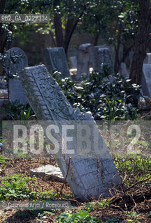 Lido di Venezia,1994. Lantico cimitero ebraico del Lido di Venezia.Geo cimitero ebraismo .lido of Venice,1994.The Jewish cemetery ©Graziano Arici/Rosebud2