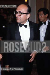 Venezia, 1983.Ritratto dell imprenditore e politico Nerio Nesi allinterno del Museo Guggenheim. Politica imprenditore economia banchiere ritratto.Venice, 1983. Portrait of the businessman and politician Nerio Nesi, in the Guggenheim Museum ©Graziano Arici/Rosebud2 MES