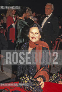 Venezia,1992. Ritratto dellattrice Lucia Bosè. Cinema attrice ritratto.Venice, 1992. Portrait of the actress Lucia Bosè ©Graziano Arici/Rosebud2