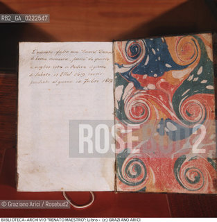 Nome:..NOTE DI STORIA DELLA FAMIGLIA SU DI UN LIBRO SACRO....Localizzazione:..VENEZIA / CANNAREGIO / CAMPO DEL GHETTO NOVO / BIBLIOTECA-ARCHIVIO RENATO MAESTRO..VENICE / CANNAREGIO / CAMPO GHETTO NOVO / THE LIBRARY-ARCHIVES RENATO MAESTRO..Soggetto:..LIBRO DI PREGHIERE CON NOTE SULLA STORIA DELLA FAMIGLIA  ....Cronologia:......Autore:......Stile:......Editori Stampatori:......Committenza:......Materia e Tecnica:......Collocazione:......Note:......Riproduzione Fotografica:..Graziano Arici/Rosebud2  ....Copyright:..BIBLIOTECA-ARCHIVIO RENATO MAESTRO/   ....Data:..1994....Costo:..A....Key:..LIBRI  ..BOOKS ..