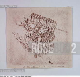 Nome:..PIANTA DEL GHETTO DI VENEZIA DA UNA PIANTA PROSPETTICA DEL SECOLO XVIII  ....Localizzazione:..VENEZIA / CANNAREGIO / GHETTO NOVO / CASA DI RIPOSO ISRAELITICA / ARON (ARCA SANTA DELLA SCUOLA MESHULLAMIM)..VENICE / CANNAREGIO / GHETTO NOVO / JEWISH REST HOME / AARON (HOLY ARK OF THE SCUOLA MESHULLAMIM)  ..Soggetto:..PIANTA DEL GHETTO DI VENEZIA DA UNA PIANTA PROSPETTICA DEL SECOLO XVIII  ..PERSPECTIVE MAP OF VENICE SHOWING THE GHETTO IN THE XVIIIth CENTURY  .. Cronologia:.... ..Autore:......Stile:......Editori Stampatori:......Committenza:......Materia e Tecnica:......Collocazione:..  CASA DI RIPOSO ISRAELITICA  ..JEWISH REST HOME  ..Note:....  ..Riproduzione Fotografica:..Graziano Arici/Rosebud2  ....Copyright:..Graziano Arici/Rosebud2/  ....Data:..1994....Costo:..A....Key:..GHETTO NOVO  DISEGNI  ..DRAWINGS  ..