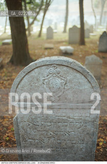 Caption: Nome:..CIMITERO EBRAICO DEL LIDO DI VENEZIA: LAPIDI  ....Localizzazione:..GHETTO / LIDO DI VENEZIA / CIMITERO EBRAICO  ..LIDO OF VENICE / JEWISH CEMETERY   ..Soggetto:..TOMBE / LAPIDI  DOPO IL RESTAURO (1999)..GRAVES / TOMBSTONES  ..Cronologia:......Autore:......Stile:......Editori Stampatori:......Committenza:......Materia e Tecnica:..MARMO  ..MARBLE   ..Collocazione:......Note:......Riproduzione Fotografica:..Graziano Arici/Rosebud2  ....Copyright:..Graziano Arici/Rosebud2/  ....Data:..2000....Costo:..A....Key: