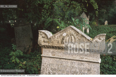 Caption: Nome:..CIMITERO EBRAICO DEL LIDO DI VENEZIA: LAPIDI  ....Localizzazione:..GHETTO / LIDO DI VENEZIA / CIMITERO EBRAICO  ..LIDO OF VENICE / JEWISH CEMETERY   ..Soggetto:..TOMBE / LAPIDI  DOPO IL RESTAURO (1999)..GRAVES / TOMBSTONES  ..Cronologia:......Autore:......Stile:......Editori Stampatori:......Committenza:......Materia e Tecnica:..MARMO  ..MARBLE   ..Collocazione:......Note:......Riproduzione Fotografica:..Graziano Arici/Rosebud2  ....Copyright:..Graziano Arici/Rosebud2/  ....Data:..2000....Costo:..A....Key: