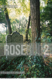 Caption: Nome:..CIMITERO EBRAICO DEL LIDO DI VENEZIA: TOMBA DELLA POETESSA SARA COPIO SULLAM CON STEMMA ARALDICO E ISCRIZIONE (1641 ca.)  ....Localizzazione:..GHETTO / LIDO DI VENEZIA / CIMITERO EBRAICO  ..LIDO OF VENICE / JEWISH CEMETERY   ..Soggetto:..TOMBA DELLA POETESSA SARA COPIO SULLAM STEMMA ARALDICO E ISCRIZIONE..GRAVE OF POETESS SARA COPIO SULLAM  HERALDIC COAT OF ARMS AND INSCRIPTION..Cronologia:..SEC. XVII / SECONDO QUARTO / 1641 ca.  ..XVIIth  CENTURY / 1641 ca  ..Autore:......Stile:......Editori Stampatori:......Committenza:......Materia e Tecnica:..BASSORILIEVO SU MARMO  ..BAS-RELIEF ON MARBLE  ..Collocazione:....Note:..“ QUESTA E’ LA LAPIDE DELLA DISTINTA SIGNORA SARA, MOGLIE DEL VIVENTE GIACOBBE SULLAM, L’ANGELO DELLA MORTE LANCIO’ IL SUO DARDO FERENDO A MORTE SARA, DONNA DI ALTO INGEGNO. SAGGIA TRA LE MOGLI, APPOGGIO AI MISERI, IL POVERO TROVAVA IN LEI UNA COMPAGNA ED UNA AMICA. SE ORA E’ CONSEGNATA SENZA SCAMPO AI VERMI DELLA TERRA, NEL GIORNO FISSATO DIRA’ IL SIGNORE: TORNA, TORNA O SULAMITA...MORI’ IL GIORNO SESTO 5 ‘ADHAR 5401. LA SUA ANIMA POSSA GODERE DELL’ETERNA BEATITUDINE”....Riproduzione Fotografica:..Graziano Arici/Rosebud2  ....Copyright:..Graziano Arici/Rosebud2/  ....Data:..1994....Costo:..A....Key:..