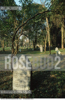 Caption: Nome:..CIMITERO EBRAICO DEL LIDO DI VENEZIA: LAPIDI  ....Localizzazione:..GHETTO / LIDO DI VENEZIA / CIMITERO EBRAICO  ..LIDO OF VENICE / JEWISH CEMETERY   ..Soggetto:.. TOMBE / LAPIDI  ..GRAVES / TOMBSTONES  ..Cronologia:......Autore:......Stile:......Editori Stampatori:......Committenza:......Materia e Tecnica:..MARMO  ..MARBLE   ..Collocazione:......Note:......Riproduzione Fotografica:..Graziano Arici/Rosebud2  ....Copyright:..Graziano Arici/Rosebud2/  ....Data:..1994....Costo:..A....Key:
