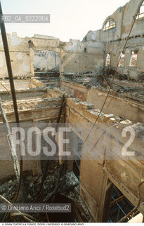 Caption: Nome: ..GRAN TEATRO LA FENICE..Descrizione: ..LE SALE APOLLINEE DOPO LINCENDIO / VENEZIA..Credit: ..Graziano Arici/Rosebud2/..Costo: ..A..Nazione: ..ITALIA..Città: ..VENEZIA..Data: ..FEBBRAIO 1996